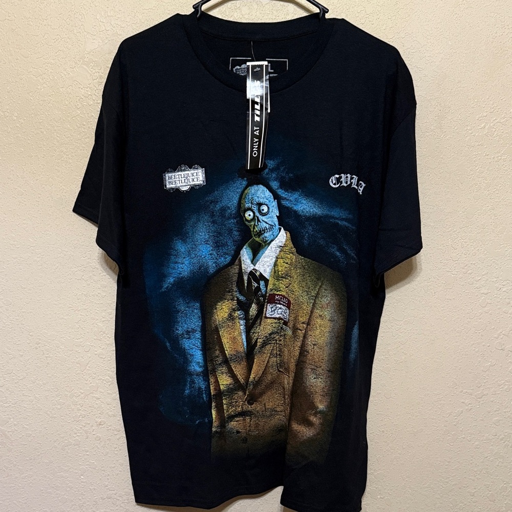 Bettlejuice Black Graphic T-Shirt for Men